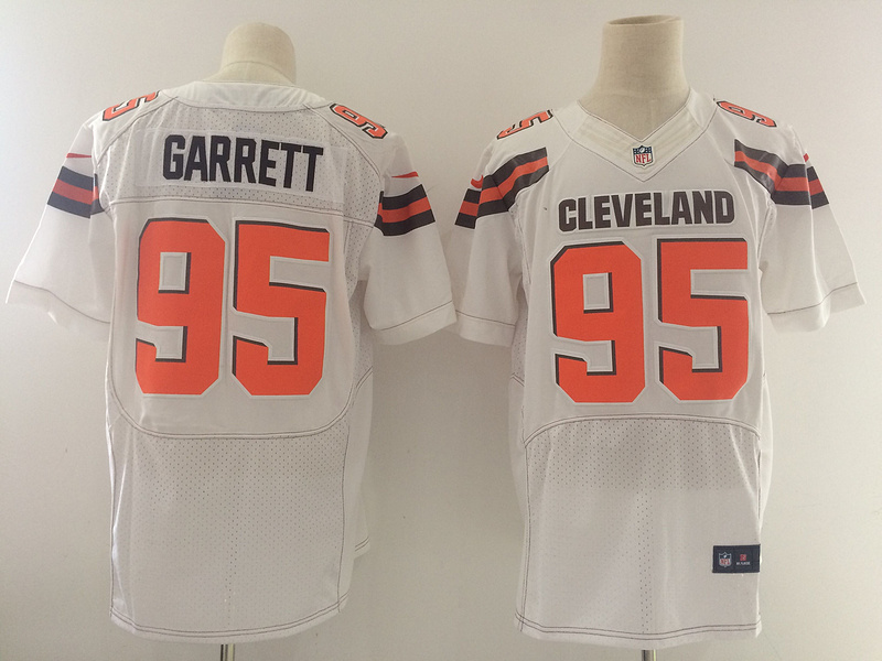NFL Cleveland Browns #95 Garrett White Elite Jersey