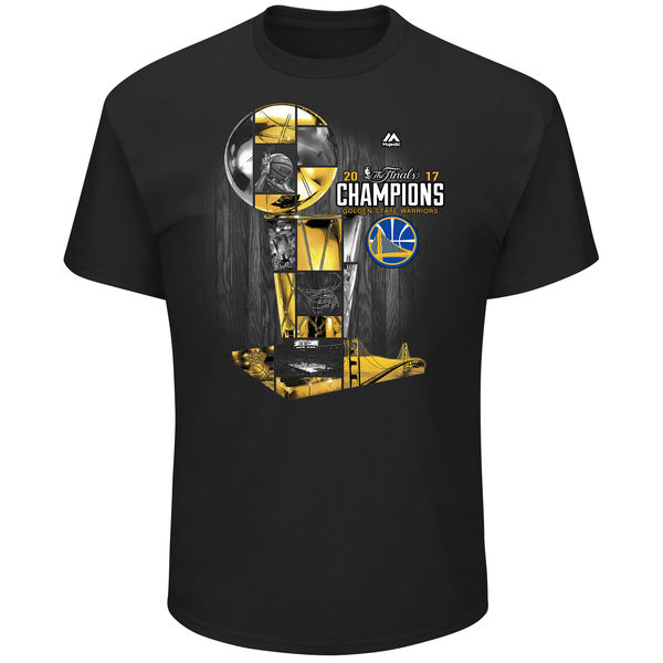 Golden State Warriors Majestic 2017 NBA Finals Champions Hometown Legend T-Shirt - Black