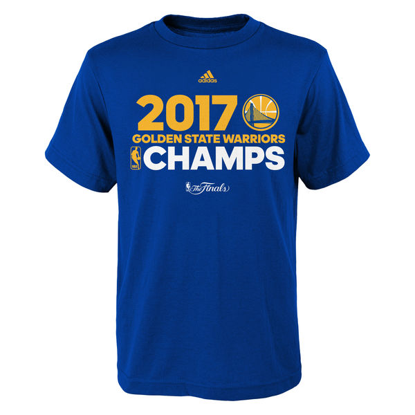 NBA Golden State Warriors Champions Blue T-Shirt