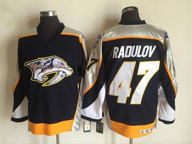 NHL Nashville Predators #47 Radulov Black Jersey