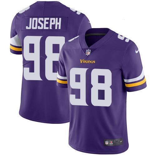 Kids NFL Minnesota Vikings #98 Joseph Purple Jersey