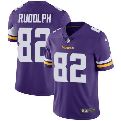 Kids NFL Minnesota Vikings #82 Rudolph Purple Jersey