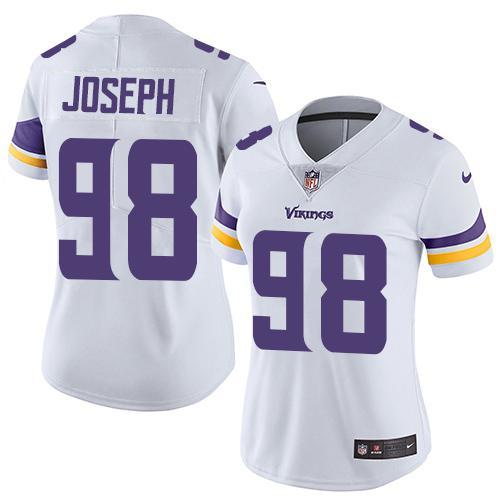 Womens NFL Minnesota Vikings #98 Joseph White Jersey