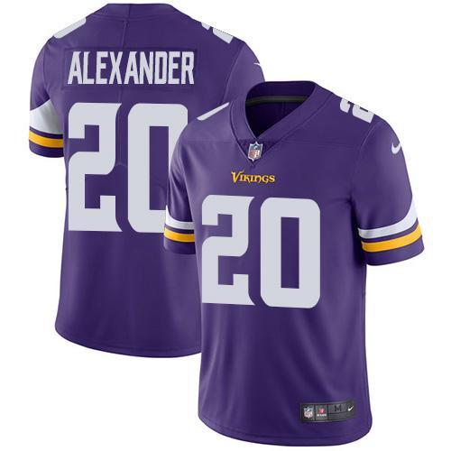 Kids NFL Minnesota Vikings #20 Alexander Purple Jersey