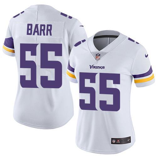 Womens NFL Minnesota Vikings #55 Barr White Jersey