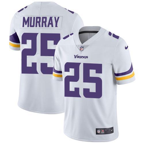 Kids NFL Minnesota Vikings #25 Murray White Jersey