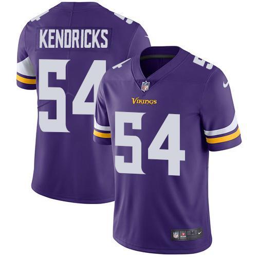 Kids NFL Minnesota Vikings #54 Kendricks Purple Jersey