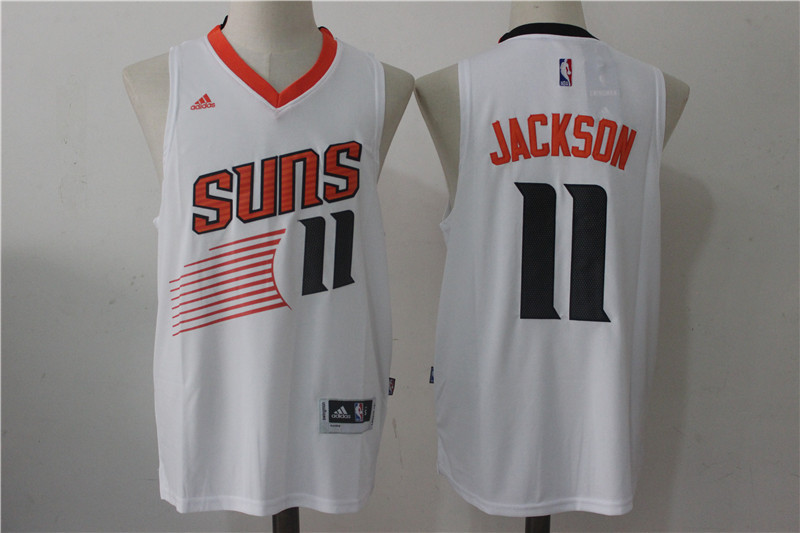 NBA Phoenix Suns #11 Jackson White Jersey