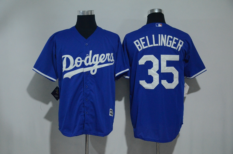 MLB Los Angeles Dodgers #35 Bellinger Blue Jersey