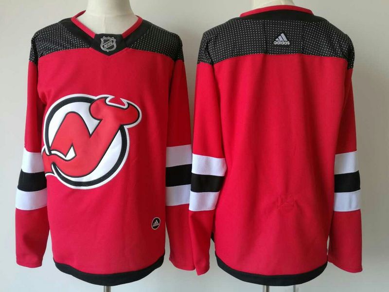 Adidas New Jersey Devils Blank Red NHL Jersey 