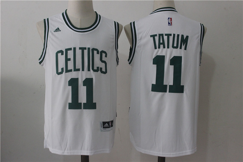 NBA Boston Celtics #11 Tatum White Jersey