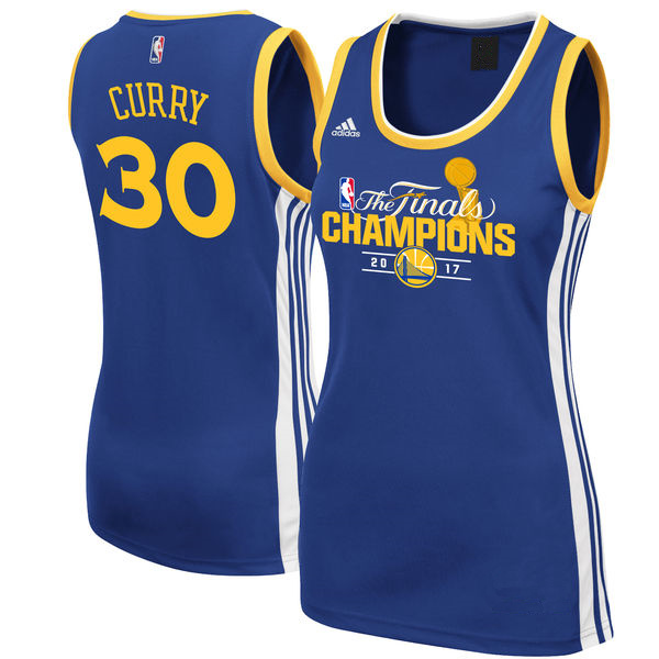 NBA Golden State Warriors #30 Curry Blue Women Jersey Skirt