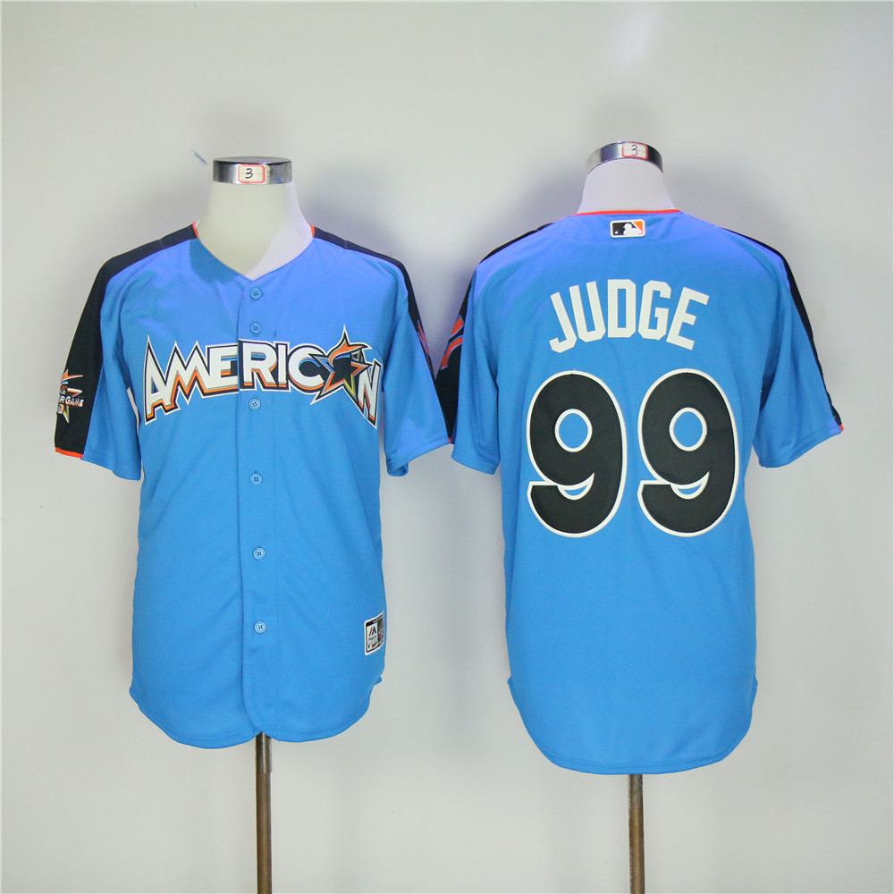 MLB New York Yankees #99 Judge All Star Blue Jersey