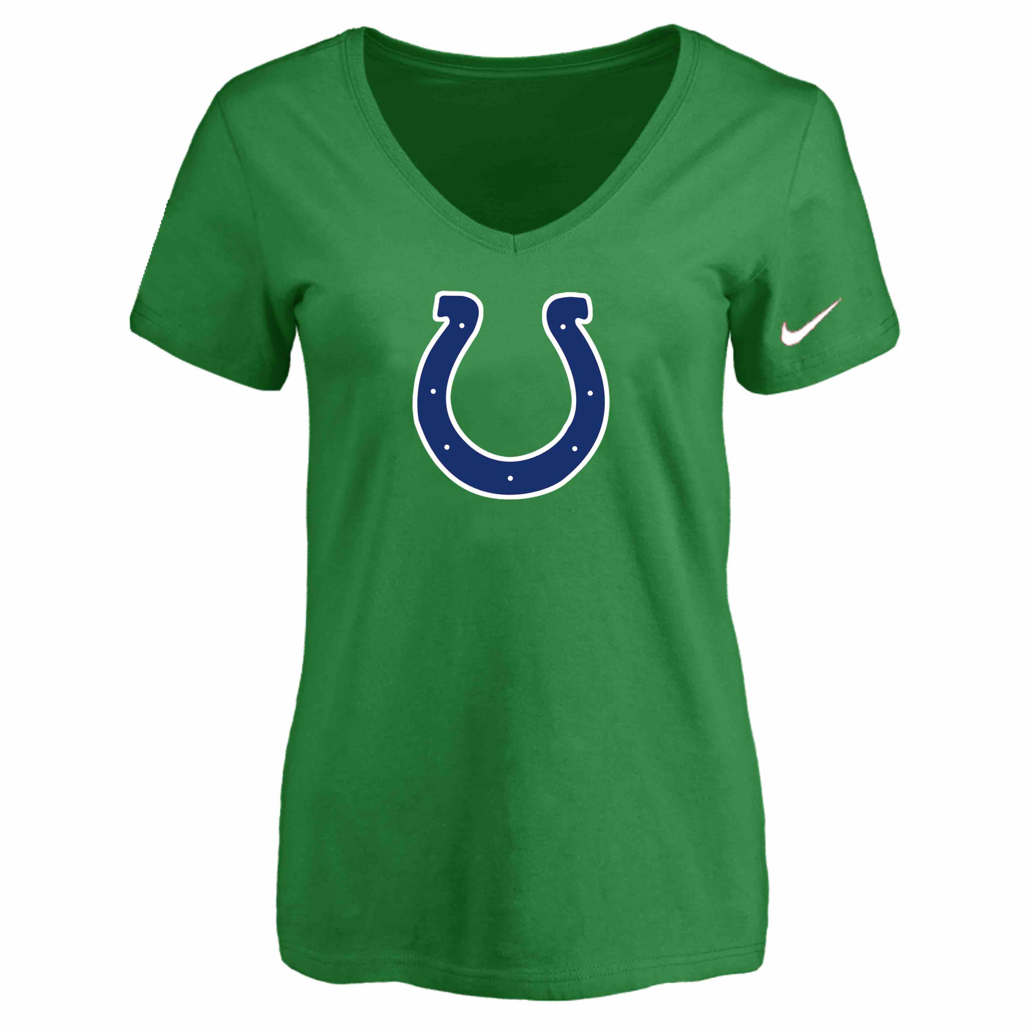 Indiannapolis Colts D.Green Womens Logo V-neck T-Shirt