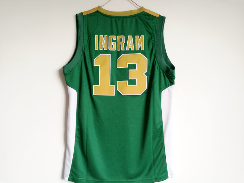 NCAA Aembotionen Brandon Ingram #13 Retro Throwback Basketball Jersey