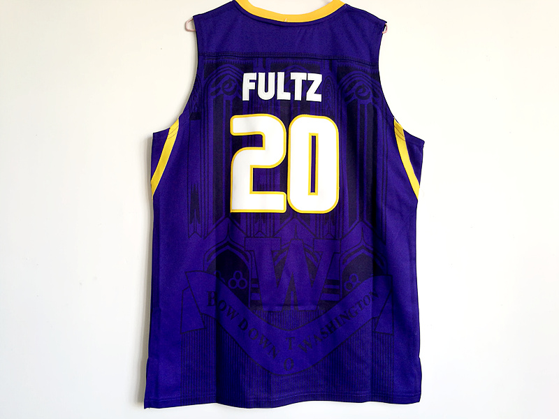 NCAA Washington Huskies #20 Markelle Fultz Purple Basketball Jersey