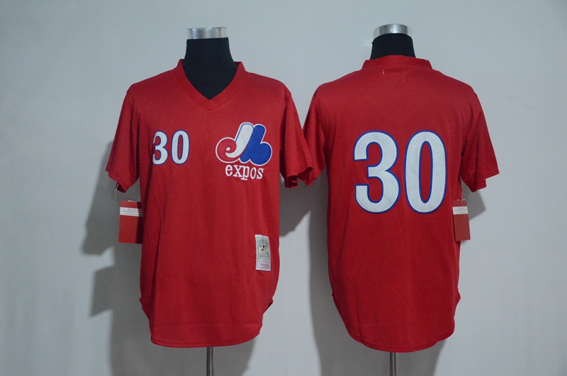 MLB Montreal Expos #30 Raines Red MLB Jersey