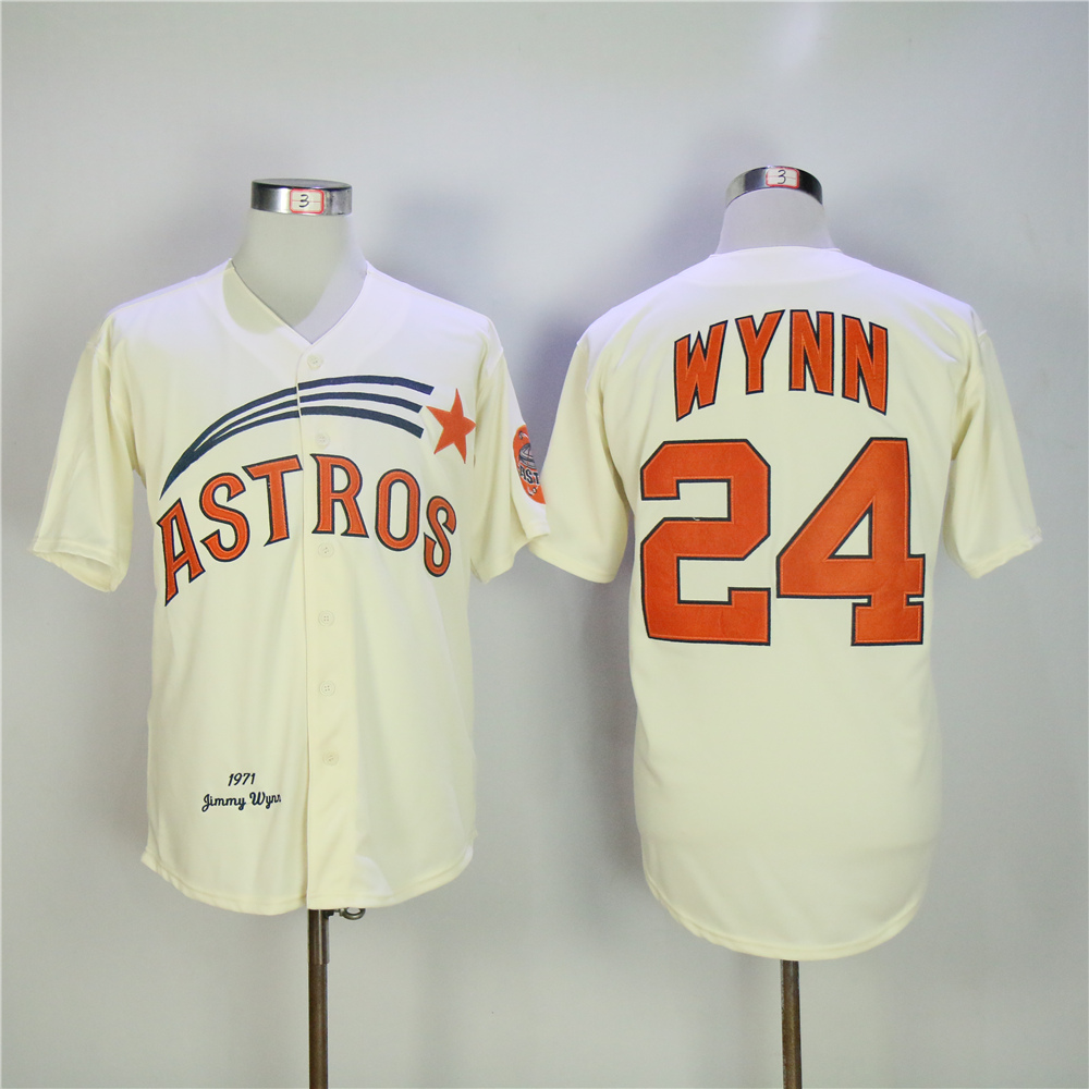 MLB Houston Astros #24 Wayn Cream Throwback Jersey