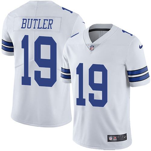 Mens Dallas Cowboys #19 Butler White Elite Jersey