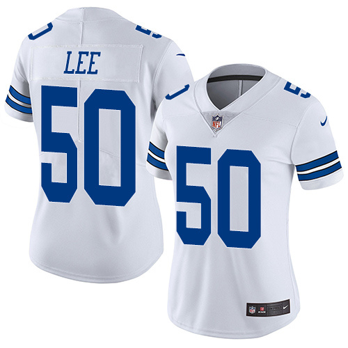 Womens Dallas Cowboys #50 Lee White Jersey