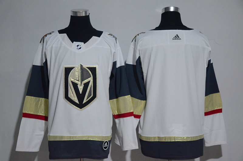 Adidas Mens Vegas Golden Knights Blank White Hockey Jersey