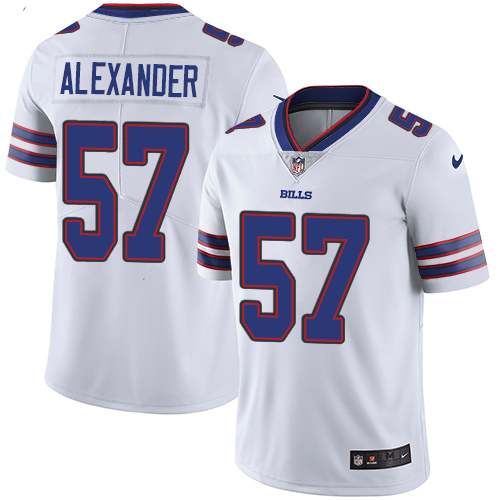 Mens Buffalo Bills #57 Alexander White Vapor Limited Jersey