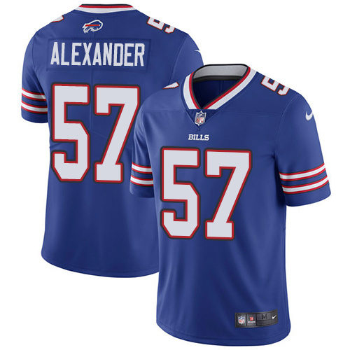 Mens Buffalo Bills #57 Alexander Blue Vapor Limited Jersey