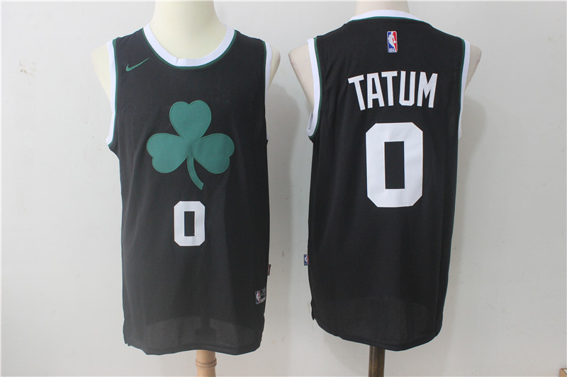 NBA Boston Celtics #0 Tatum Black New Nike Jersey