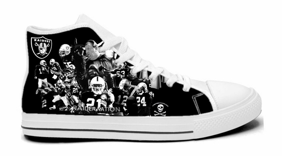 NFL Oakland Raiders Black Shoes 4