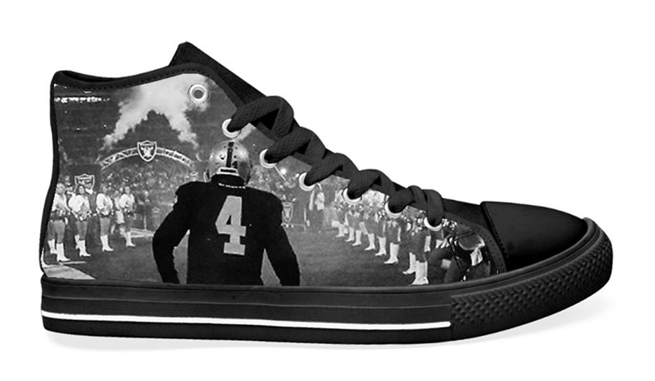 NFL Oakland Raiders #4 Black Shoes