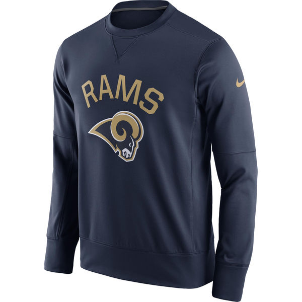 NFL Los Angeles Rams Black Nike Sideline Circuit Sweater
