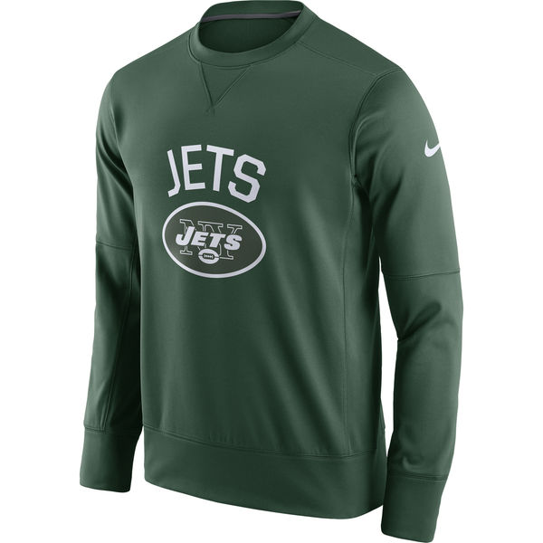 NFL New York Jets Green Nike Sideline Circuit Sweater