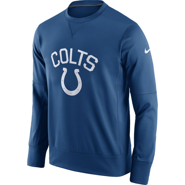 NFL Indianapolis Colts Blue Nike Sideline Circuit Sweater