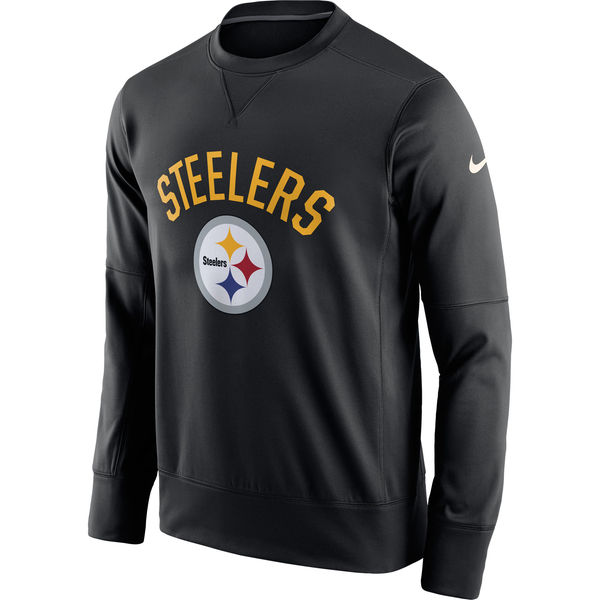 NFL Pittsburgh Steelers Black Nike Sideline Circuit Sweater