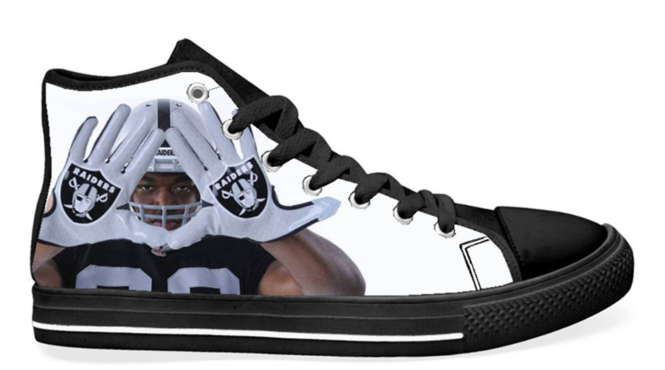 NFL Oakland Raiders Black Shoes 3