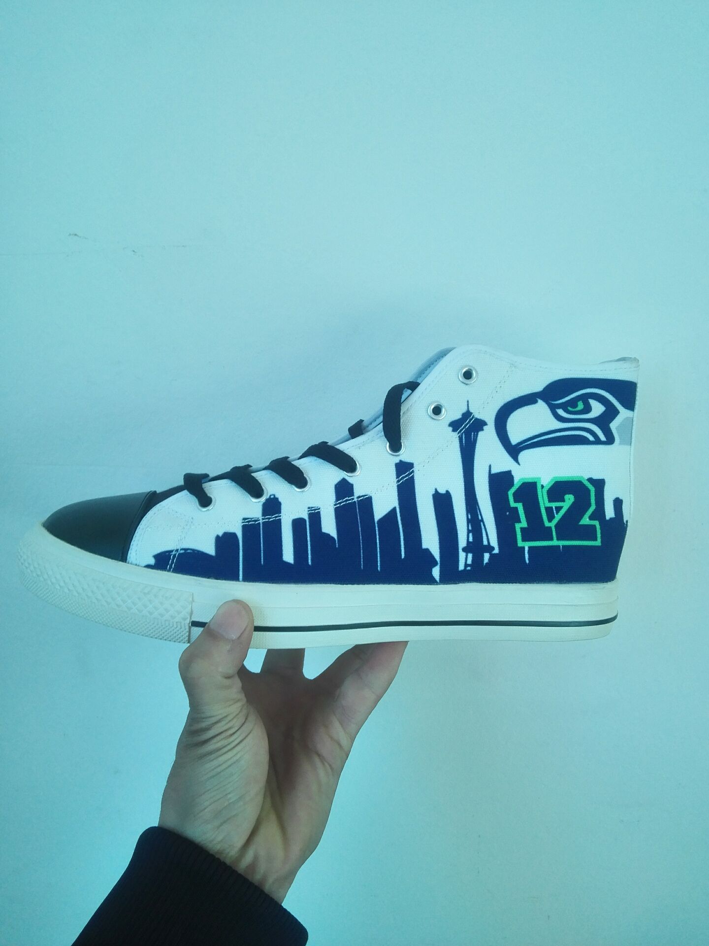 NFL Seattle Seahawks Blue Shoes
