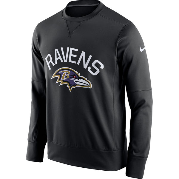 NFL Baltimore Ravens Black Nike Sideline Circuit Sweater