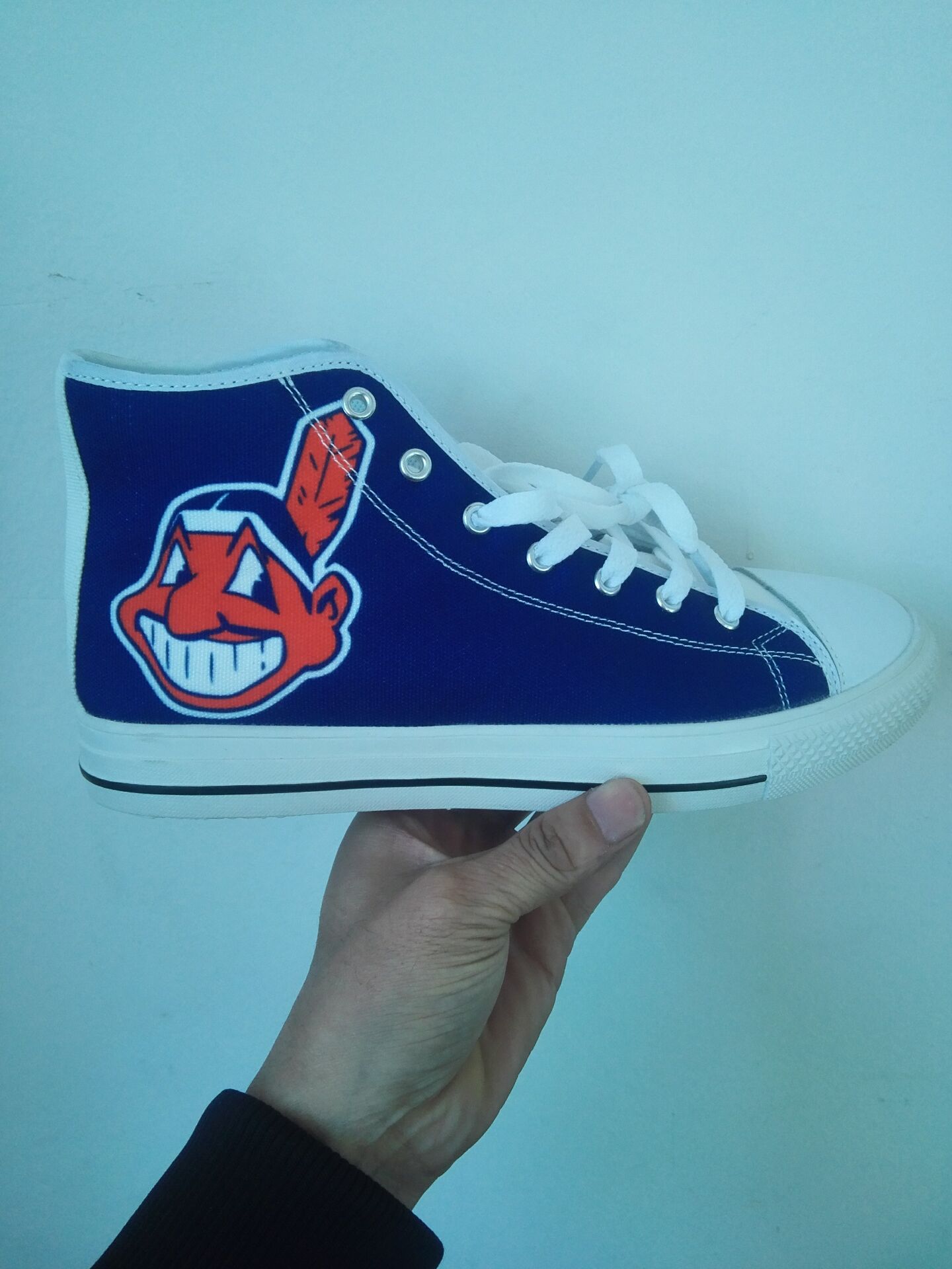 MLB Cleveland Indians Blue Shoes
