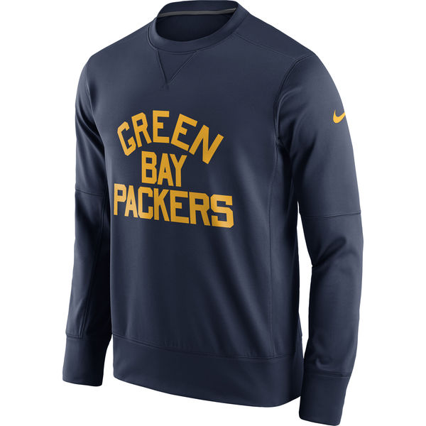 NFL Green Bay Packers D.Blue Nike Sideline Circuit Sweater