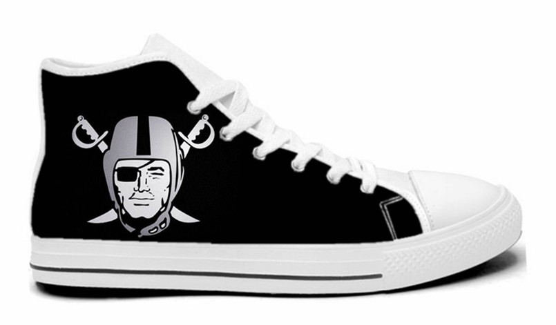 NFL Oakland Raiders Black Shoes 8