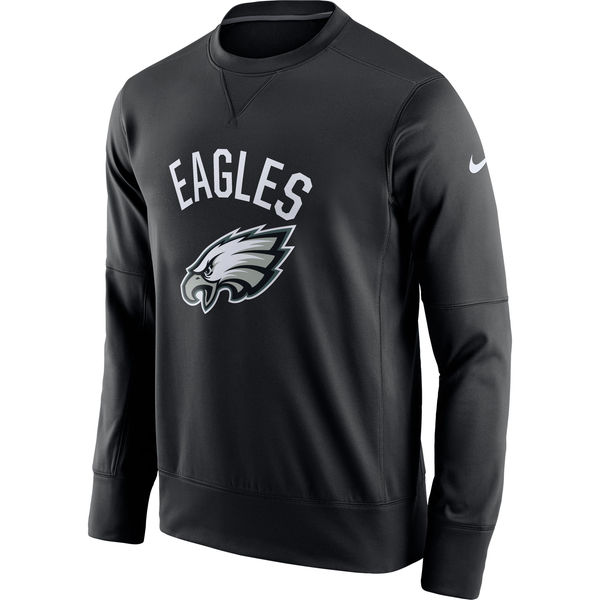 NFL Philadelphia Eagles Black Nike Sideline Circuit Sweater