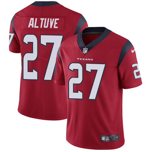 NFL Houston Texans #27 Altuve Red Vapor Limited Jersey