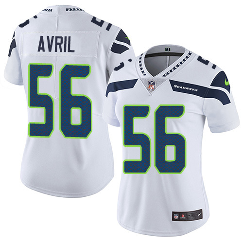 Womens NFL Seattle Seahawks #56 Avril White Jersey