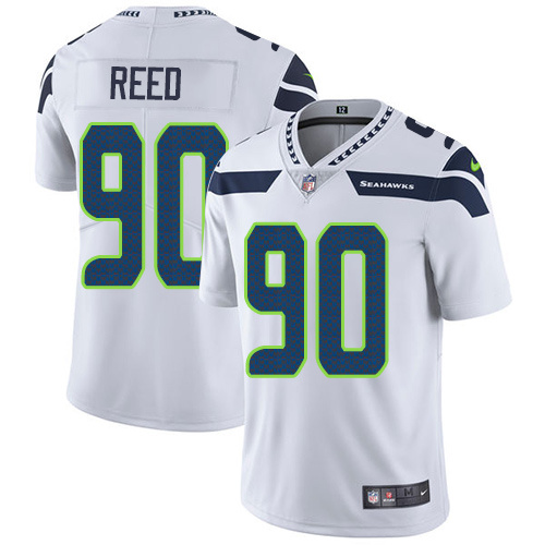 NFL Seattle Seahawks #90 Reed White Vapor Limited Jersey