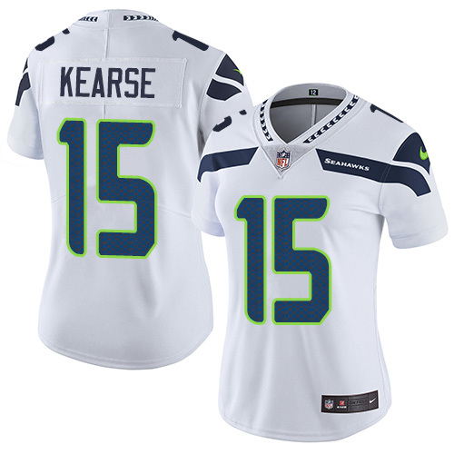 Womens NFL Seattle Seahawks #15 Kearse White Jersey