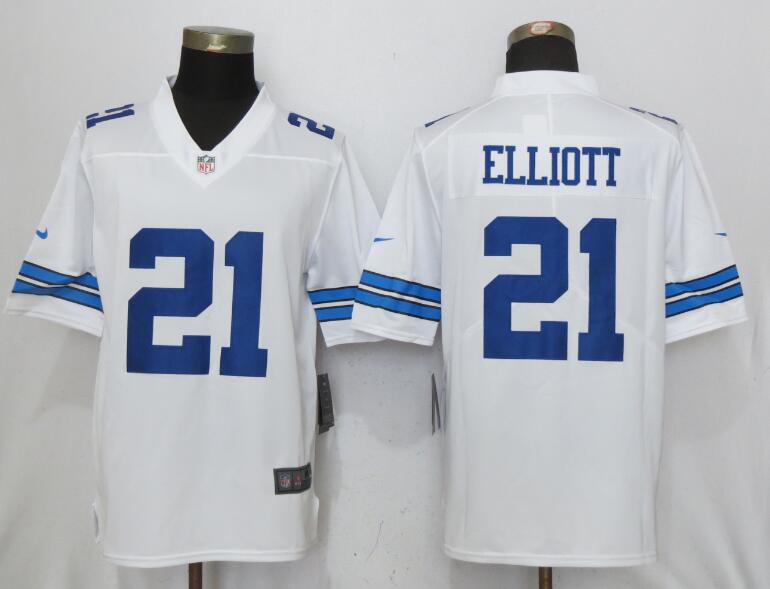 Nike Dallas Cowboys #21 Elliott White 2017 Vapor Untouchable Limited Jersey