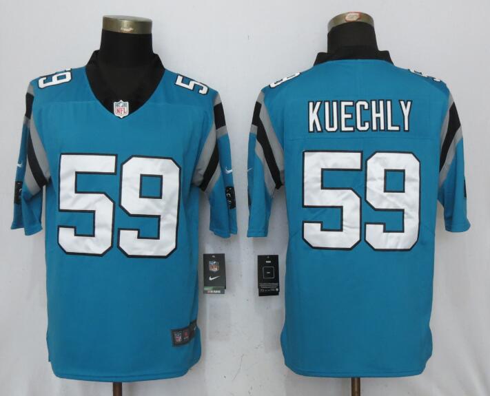 Nike Carolina Panthers 59 Kuechly Blue 2017 Vapor Untouchable Limited Jersey