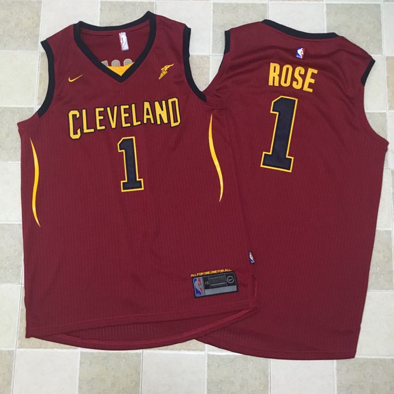 NBA Cleveland Cavaliers #1 Rose Red Stitched Jersey--MZ
