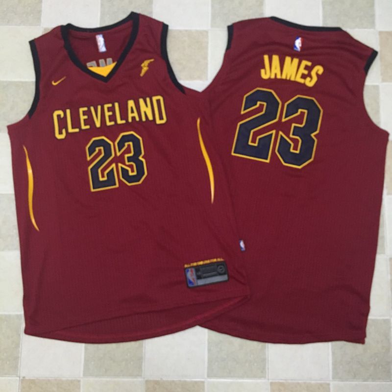 NBA Cleveland Cavaliers #23 James Red Stitched Jersey--MZ