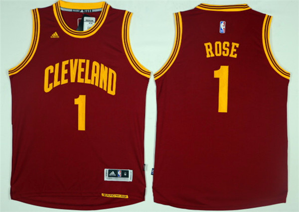 NBA Cleveland Cavaliers #1 Rose Red Jersey